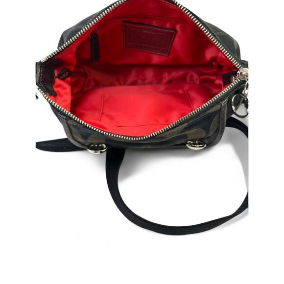Coach Vintage Poppy Signature Satin Shoulder Bag - Picture 11 of 12